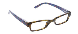 [Tortoise - Folk Stripe / Focus Blue Light Lenses]