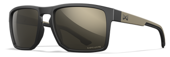 [Matte Black and Tan/CAPTIVATE™ Tungsten Mirror (Non-Polarized)]