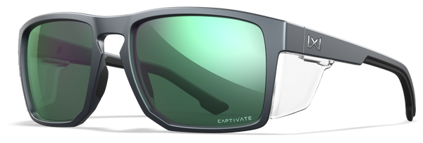 [Matte Graphite/CAPTIVATE™ Polarized Green Mirror]