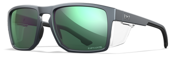 [Matte Graphite/CAPTIVATE™ Polarized Green Mirror]