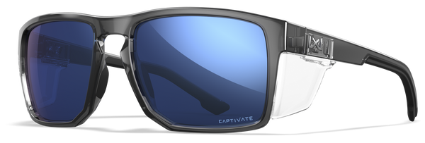 [Gloss Crystal Grey/CAPTIVATE™ Polarized Blue Mirror]