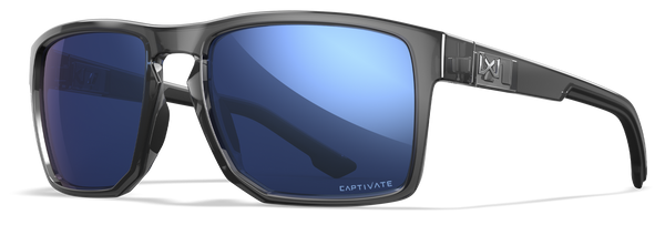 [Gloss Crystal Grey/CAPTIVATE™ Polarized Blue Mirror]