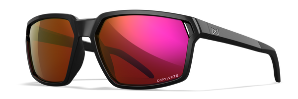 [Gloss Black/CAPTIVATE™ Red Mirror (Non-Polarized)]