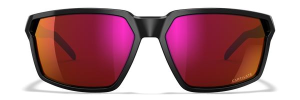 [Gloss Black/CAPTIVATE™ Red Mirror (Non-Polarized)]