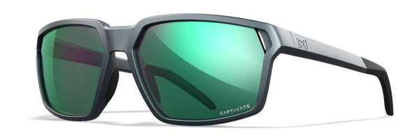 [Matte Graphite/CAPTIVATE™ Polarized Green Mirror]