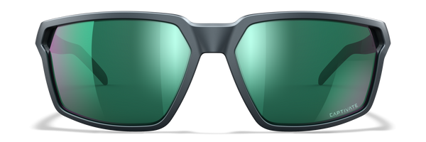 [Matte Graphite/CAPTIVATE™ Polarized Green Mirror]