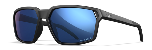 [Matte Black/CAPTIVATE™ Polarized Blue Mirror]