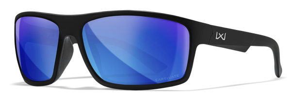 [Matte Black/CAPTIVATE™ Polarized Blue Mirror]