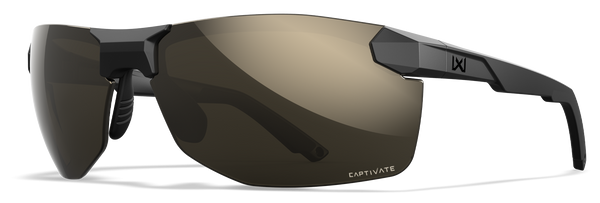 [Matte Black/CAPTIVATE™ Polarized Tungsten Mirror]