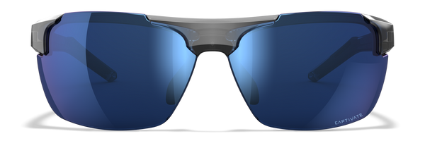 [Gloss Crystal Grey/CAPTIVATE™ Polarized Blue Mirror]