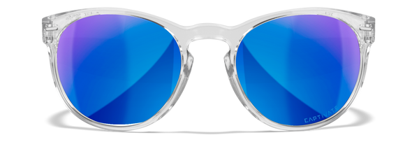 [Gloss Crystal Light Sapphire Blue/CAPTIVATE™ Polarized Blue Mirror]