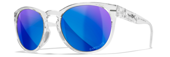 [Gloss Crystal Light Sapphire Blue/CAPTIVATE™ Polarized Blue Mirror]