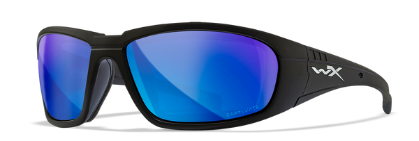 [Matte Black/CAPTIVATE™ Polarized Blue Mirror]