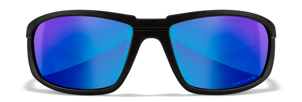 [Matte Black/CAPTIVATE™ Polarized Blue Mirror]