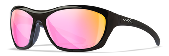 [Gloss Black/CAPTIVATE™ Polarized Rose Gold Mirror]