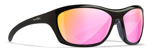 [Gloss Black/CAPTIVATE™ Polarized Rose Gold Mirror]