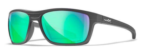 [Matte Graphite/CAPTIVATE™ Polarized Green Mirror]