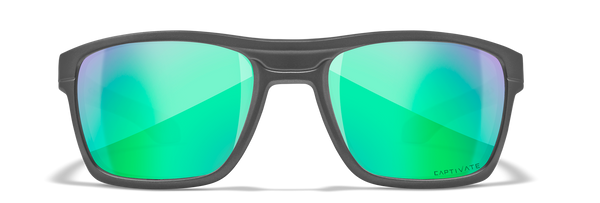 [Matte Graphite/CAPTIVATE™ Polarized Green Mirror]