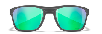 [Matte Graphite/CAPTIVATE™ Polarized Green Mirror]