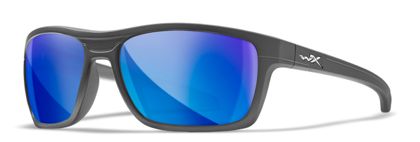 [Matte Graphite/Polarized Blue Mirror]