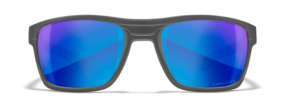 [Matte Graphite/CAPTIVATE™ Polarized Blue Mirror]