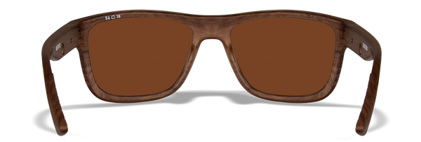 [Matte Woodgrain/CAPTIVATE™ Polarized Green Mirror]