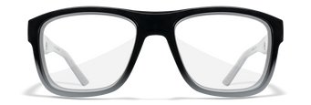 [Gloss Black to Grey Fade with Black Temples/Clear]