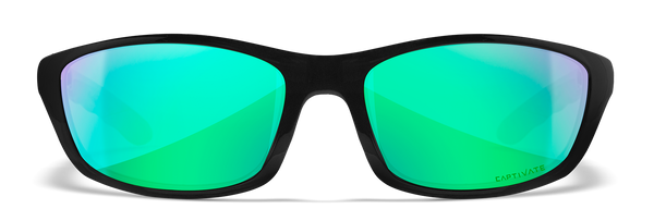 [Gloss Black/CAPTIVATE™ Polarized Green Mirror]