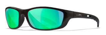 [Gloss Black/CAPTIVATE™ Polarized Green Mirror]