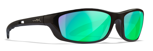 [Gloss Black/CAPTIVATE™ Polarized Green Mirror]