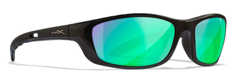 [Gloss Black/CAPTIVATE™ Polarized Green Mirror]