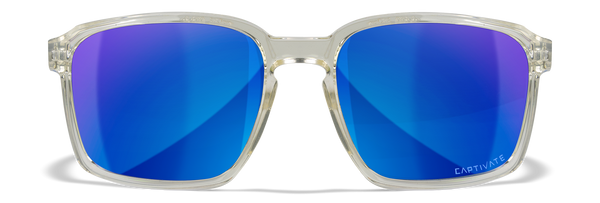 [Gloss Clear Crystal/CAPTIVATE™ Polarized Blue Mirror]