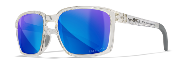 [Gloss Clear Crystal/CAPTIVATE™ Polarized Blue Mirror]