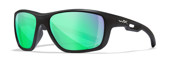 [Matte Black/CAPTIVATE™ Polarized Green Mirror]