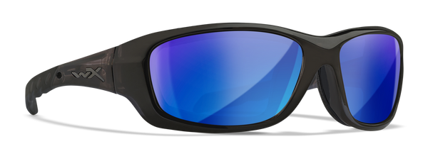 [Black Crystal/CAPTIVATE™ Polarized Blue Mirror]