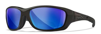 [Black Crystal/CAPTIVATE™ Polarized Blue Mirror]