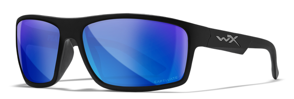 [Matte Black/CAPTIVATE™ Polarized Blue Mirror]