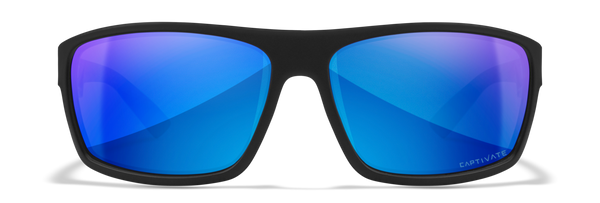 [Matte Black/CAPTIVATE™ Polarized Blue Mirror]