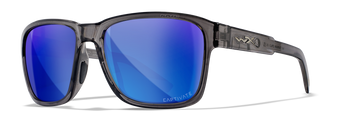 [Gloss Crystal Dark Grey/CAPTIVATE™ Polarized Blue Mirror]