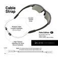 Luxe Performance Eyewear Cable Strap Palm Tree 16"