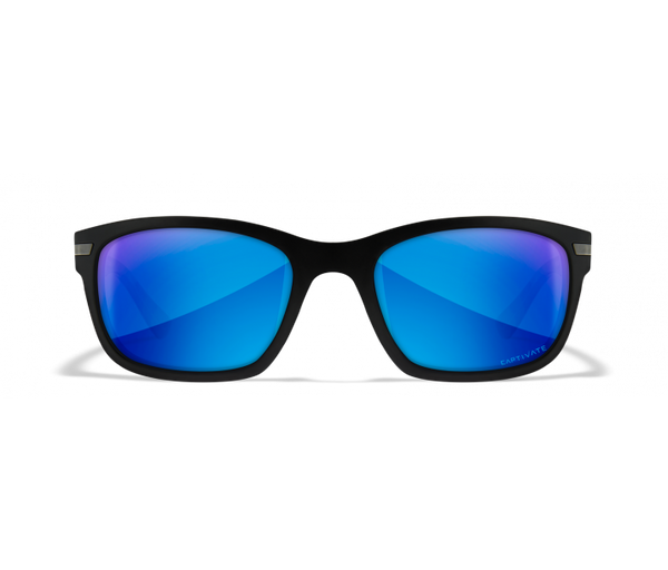 [Matte Black - Captivate Polarized Blue Mirror]